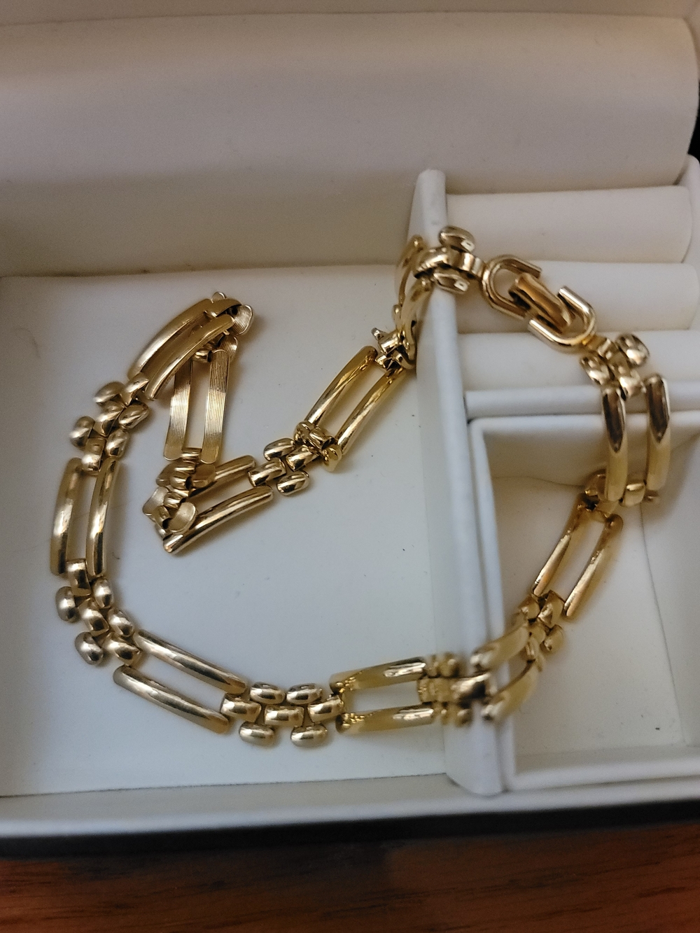 Monet Gold-Tone Linked Necklace
